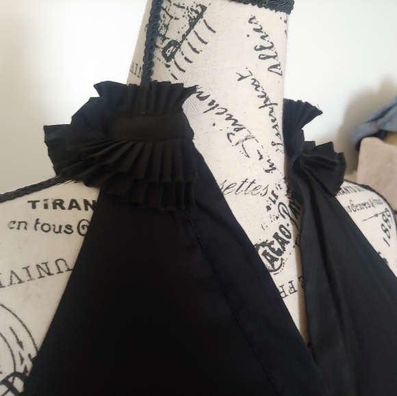 BCBG Black Halter bottom layer dress - Picture 5 of 5